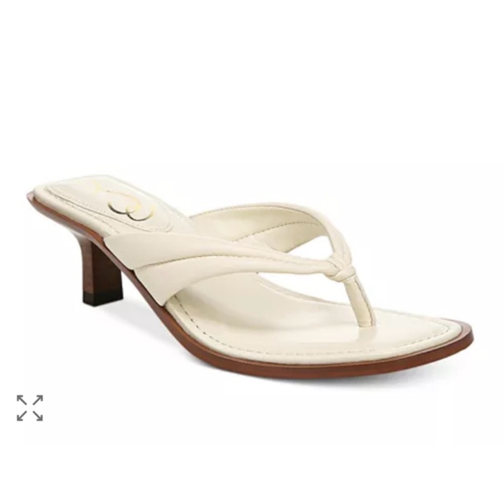 Sam Edelman Cream Heeled Sandals